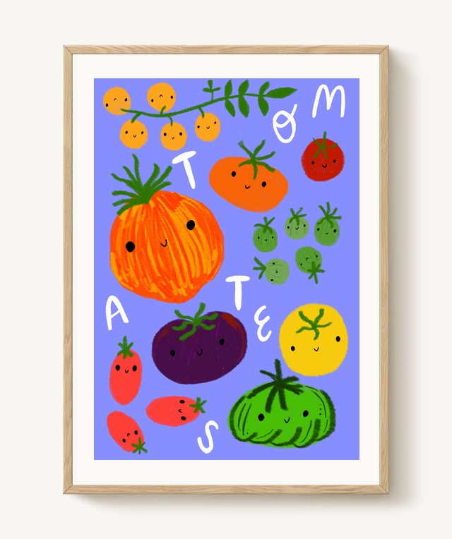 Tomates — mockup encadré